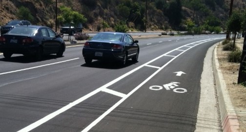 buffered bike lane